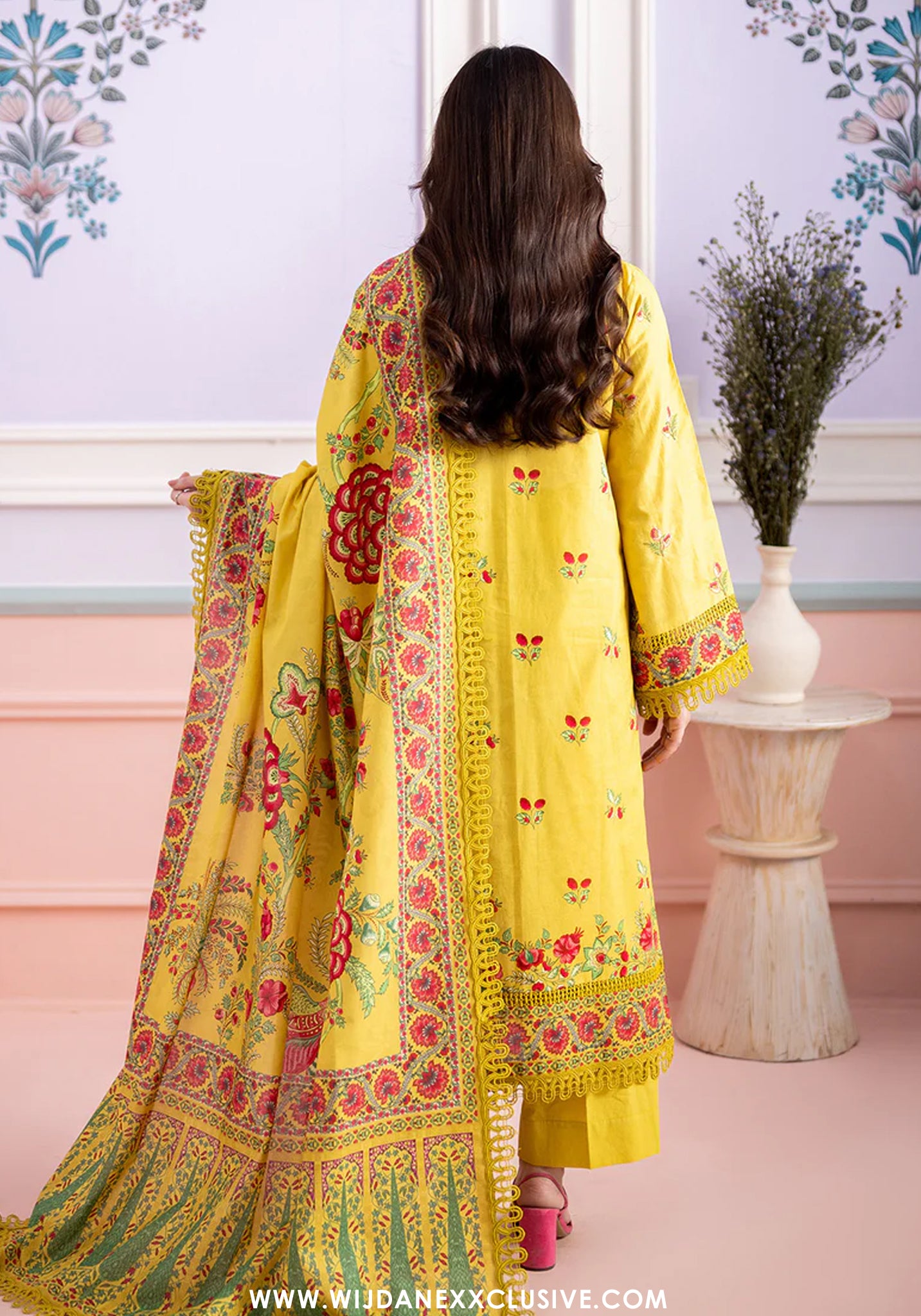 Zellburry Unstitched 3pc Printed & Embroidered Lawn Collection - 2026 (WUS-0441)