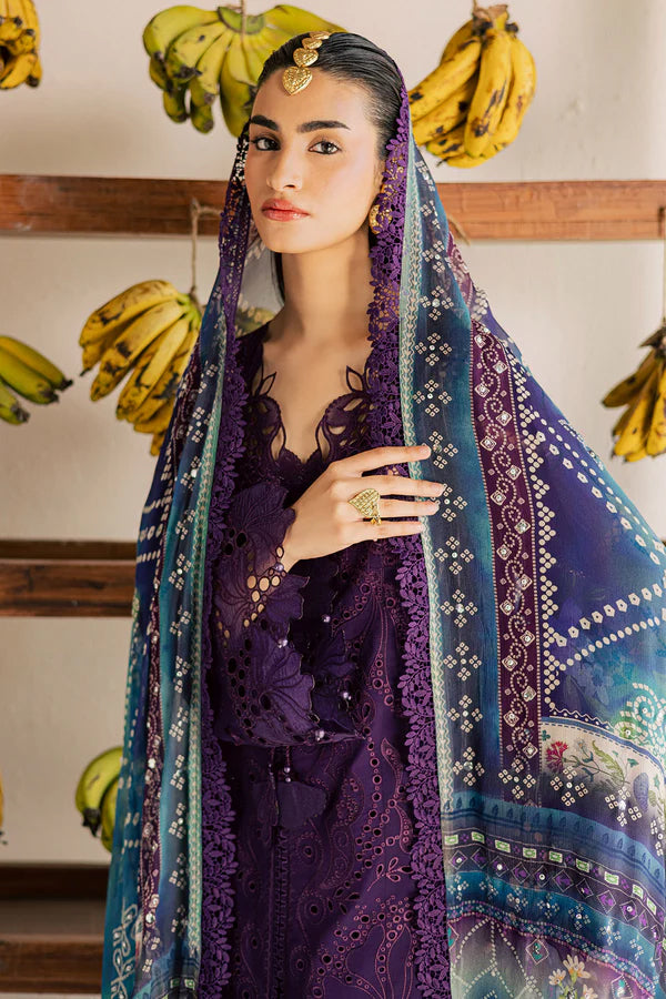 Bazaar by Nureh | Unstitched Embroidered Lawn Collection - 2026 (NE-253)