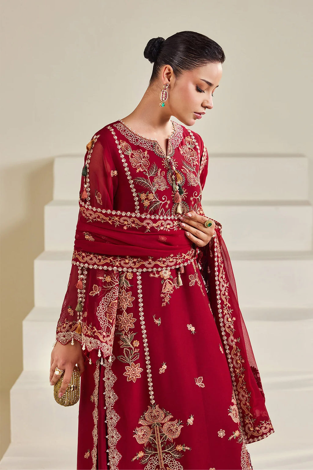 Dhaagay by Alizeh | Unstitched Embroidered Chiffon Formal Vol-05 Collection'26 (SURAIRA)