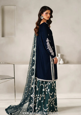Zarif Unstitched Embroidered & Hand Embellished Velvet Collection - 2025 ZRF-V-02