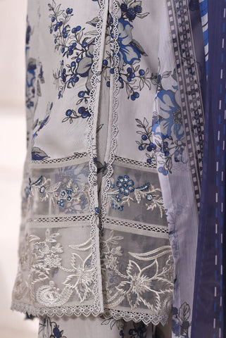 Sadabahar Stitched Festive Embroidered Viscose Collection - 2025 (ICE BLUE)