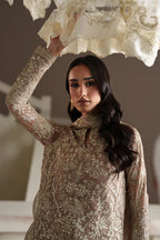 Modern Heirloom by Emaan Adeel | Unstitched Emb Chiffon Formal'26 (PEARL REVERIE)