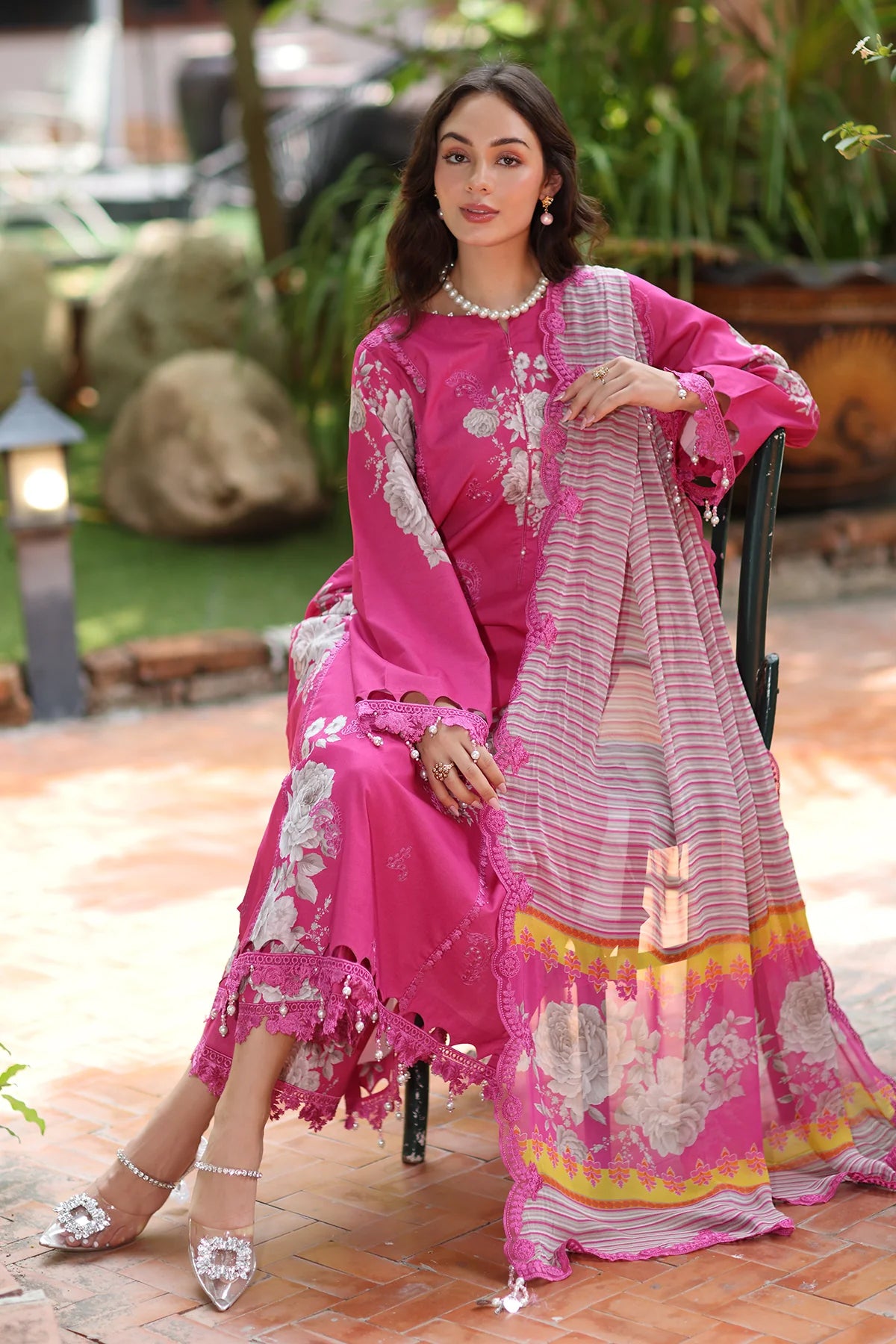 Reem by Charizma | Unstitched Embroidered Lawn Vol-01 Collection - 2026 (RM6- 01)