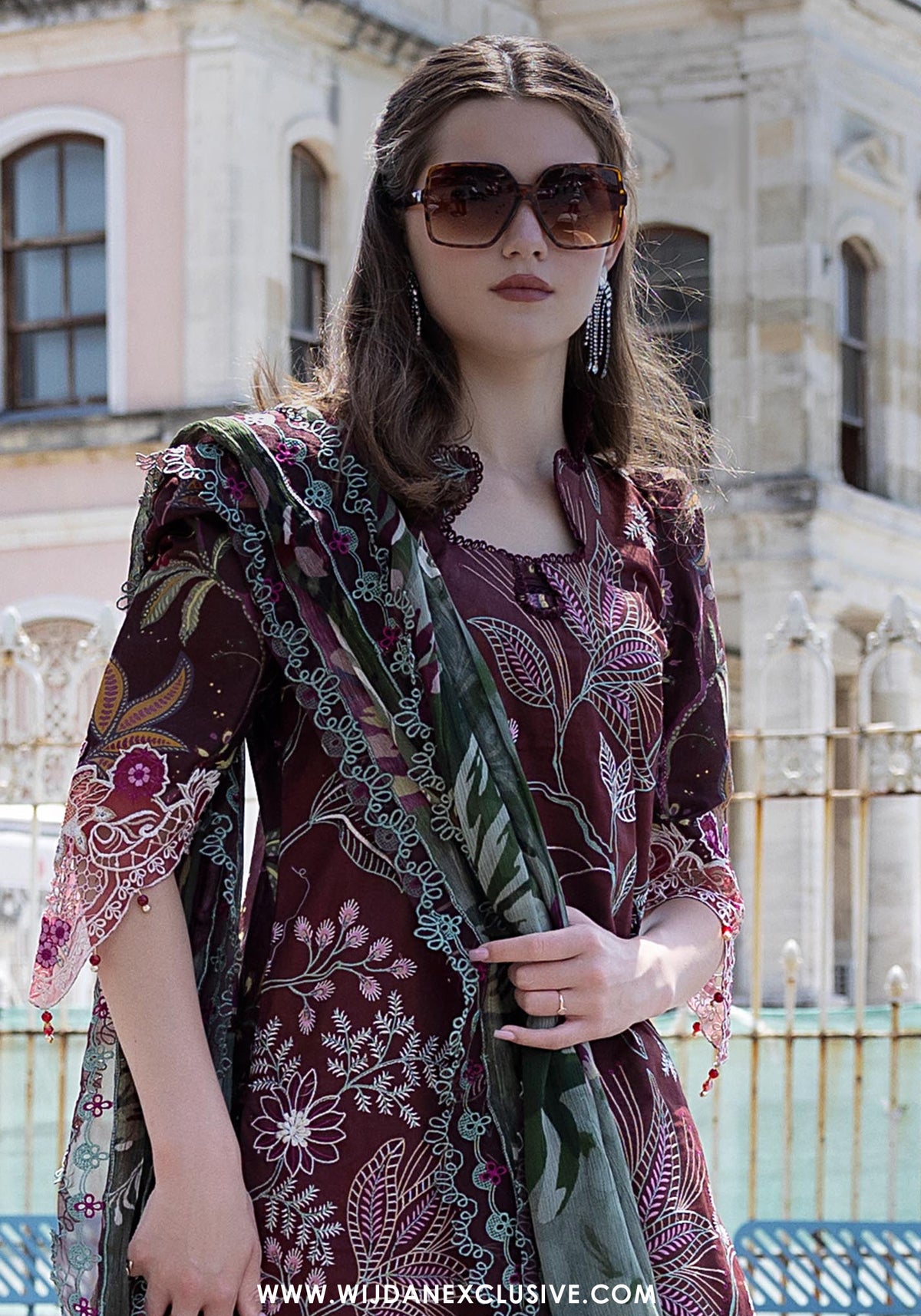 Sunshine Bloom Premium Unstitched Embroidered Collection - 2026 (D-02)