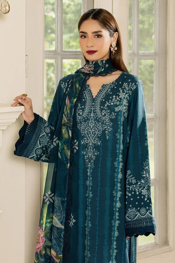 Signature by Nureh | Unstitched Printed Slub Viscose Collection - 2026 (SP-210)