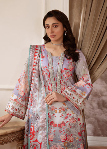 Velouré Unstitched Printed Silk Collection - 2025 by Gulaal (Twilight Elegance)