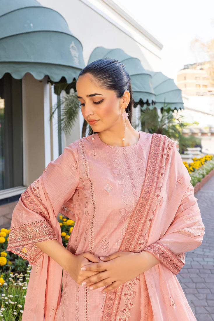 Marjjan Unstitched Embroidered Lawn Collection - 2026 (D-02)