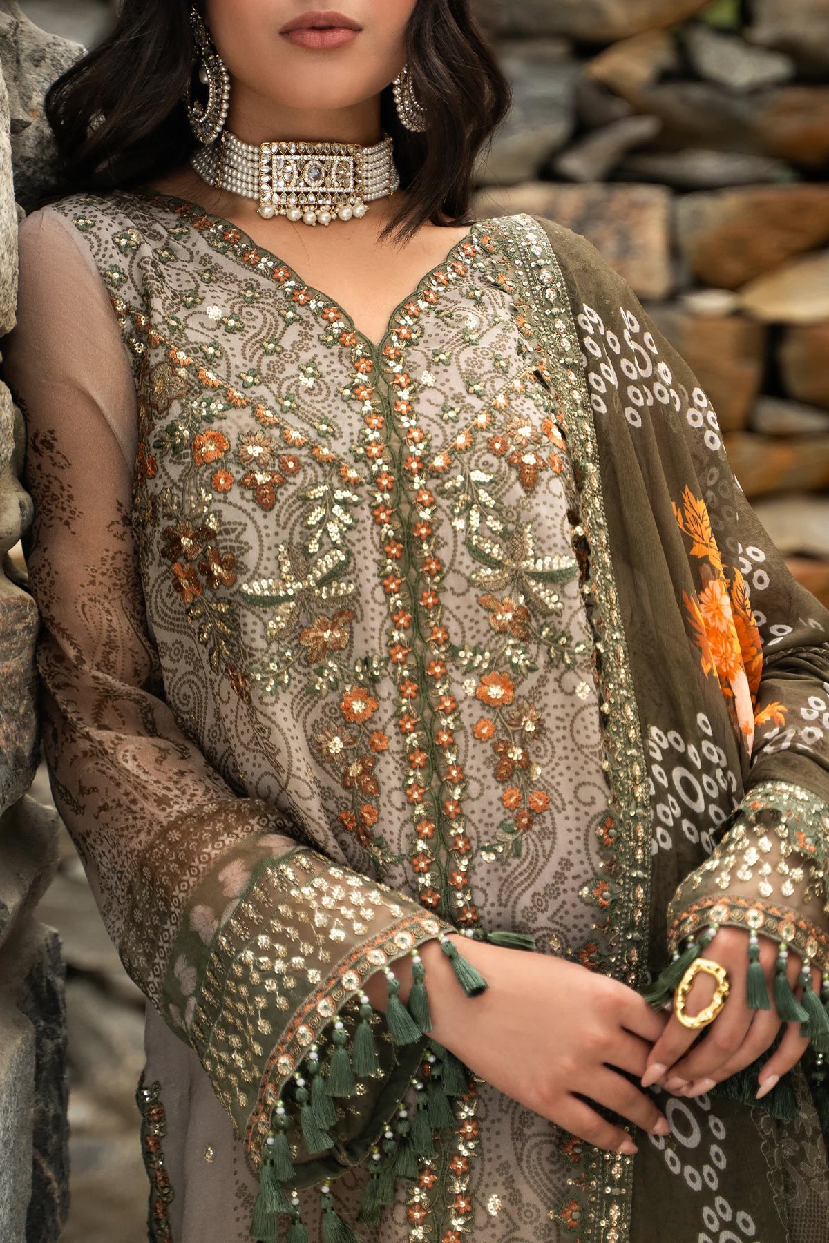 Vasal by Charizma | Unstitched Embroidered Luxury Formal Chiffon Collection'26 (VSLW6-13)