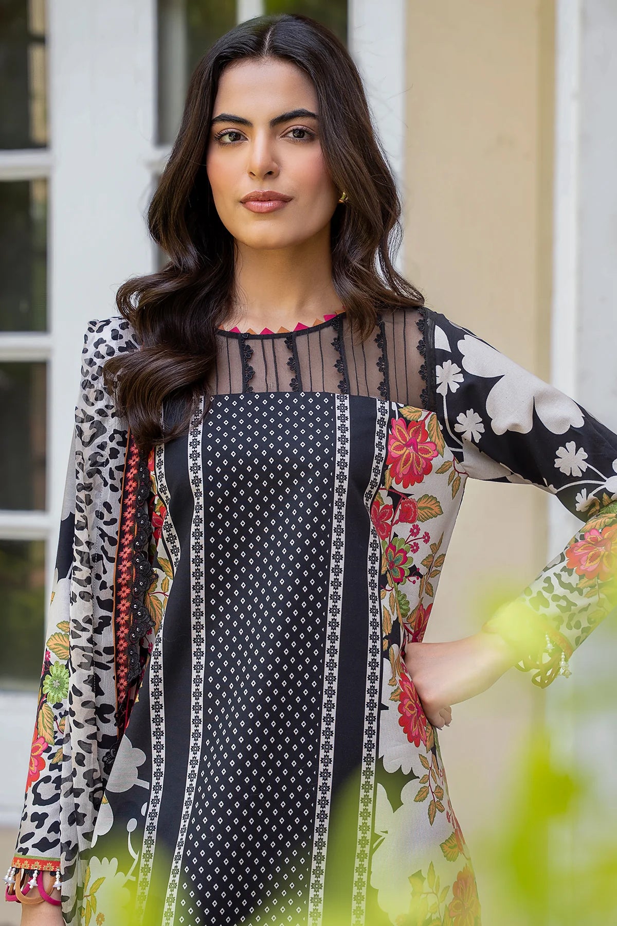 C-Prints by Charizma | Unstitched Printed Lawn Vol-03 Collection - 2026 (CP6-21)