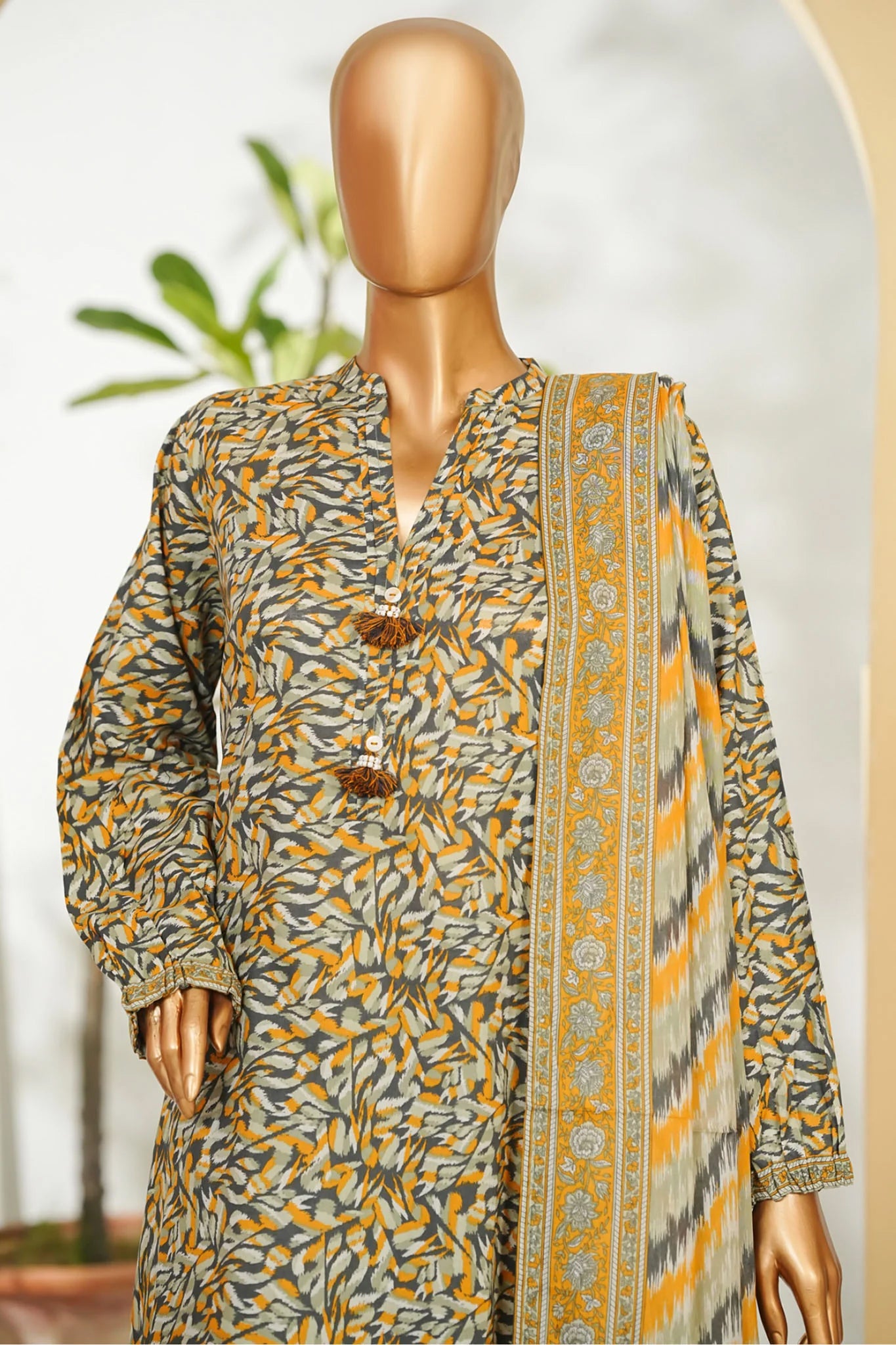 Bin Saeed Stitched Exclusive Printed Lawn Vol-IV Collection - 2026 (D-02)