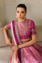 Baroque Unstitched Embroidered Chiffon Silk Collection - 2026 (UF-4163)