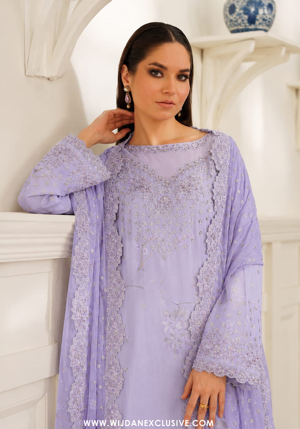 La'Royale by Wijdan | Stitched Print Formal Raw Silk Collection - 2026 (D-02)