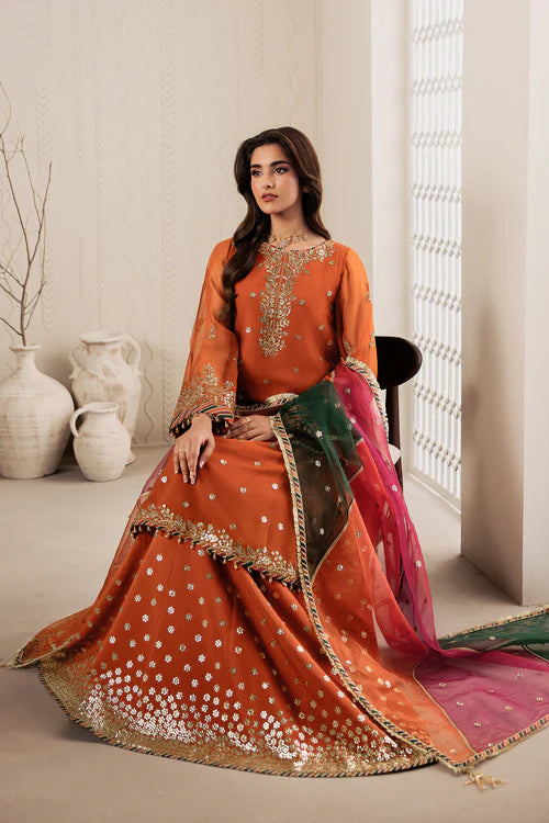 Bayaan by Zarif | Unstitched Formal Chiffon Collection - 2026 (SUNOOR)