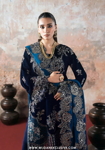 Ramsha Unstitched Luxury Velvet Embroidered Collection Vol - 07 (D-03)