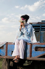 Casual Lite Her Stitched Embroidered Summer Cotton Lawn Collection - 2026 (D-02)