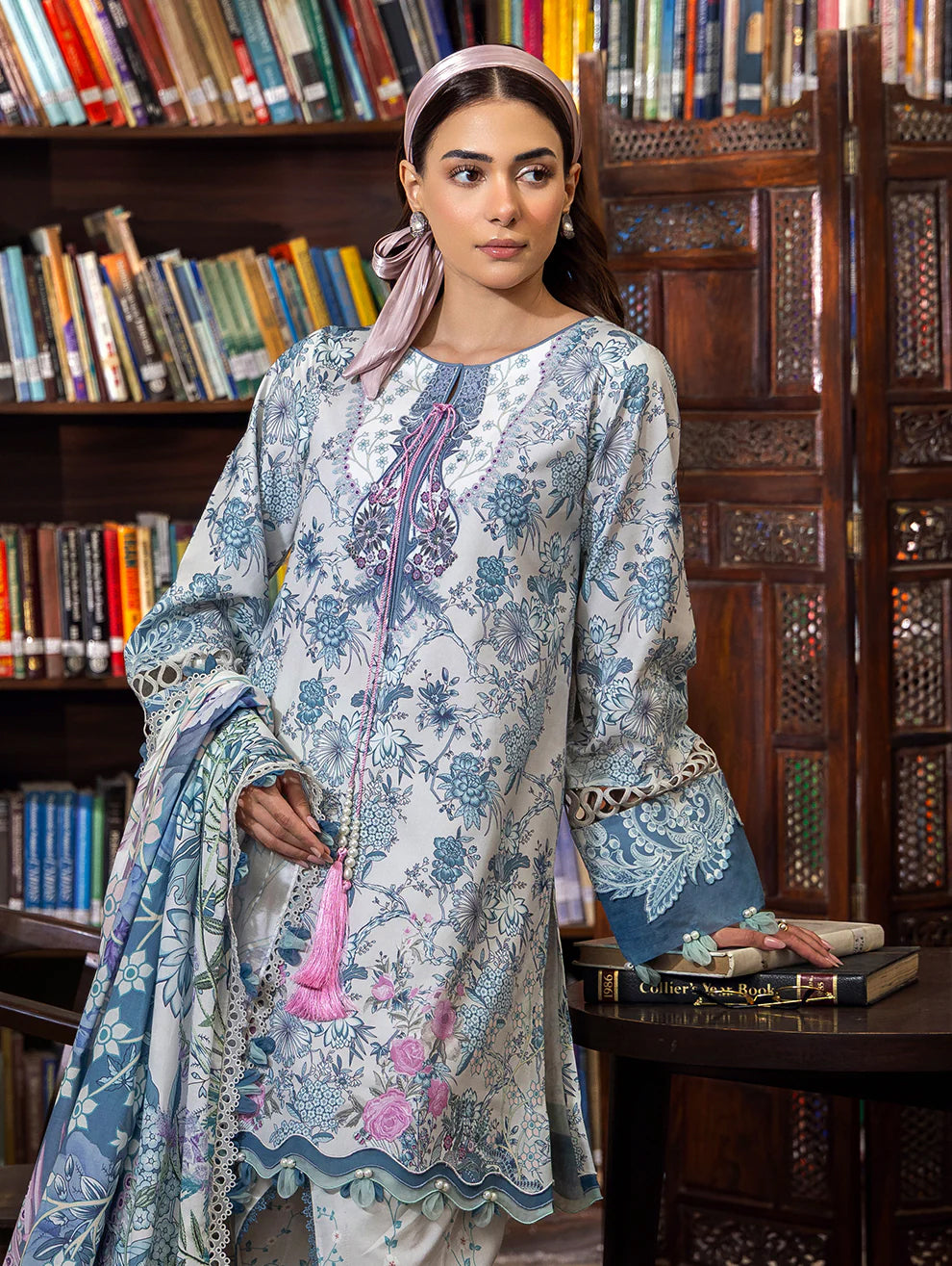 Lumea by Jade | Unstitched Printed Lawn Collection - 2026 (D-02)