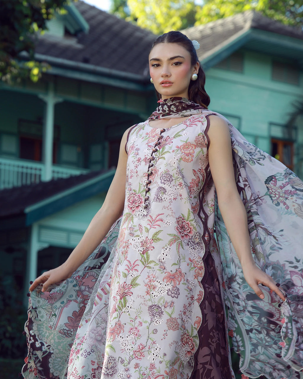 Lumea by Jade | Unstitched Embroidered Cambric Collection - 2026 (VEYRA)