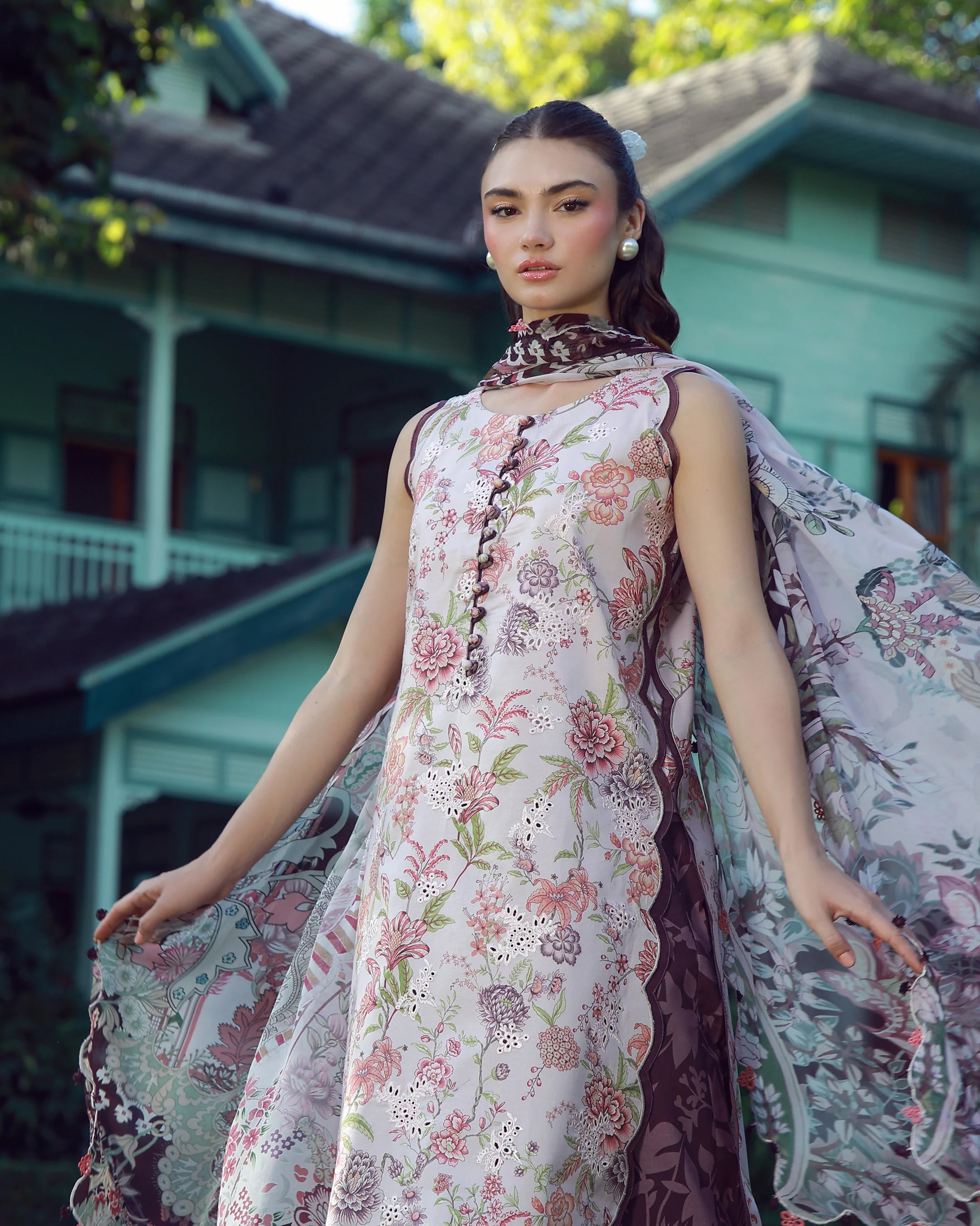 Lumea by Jade | Unstitched Embroidered Cambric Collection - 2026 (VEYRA)