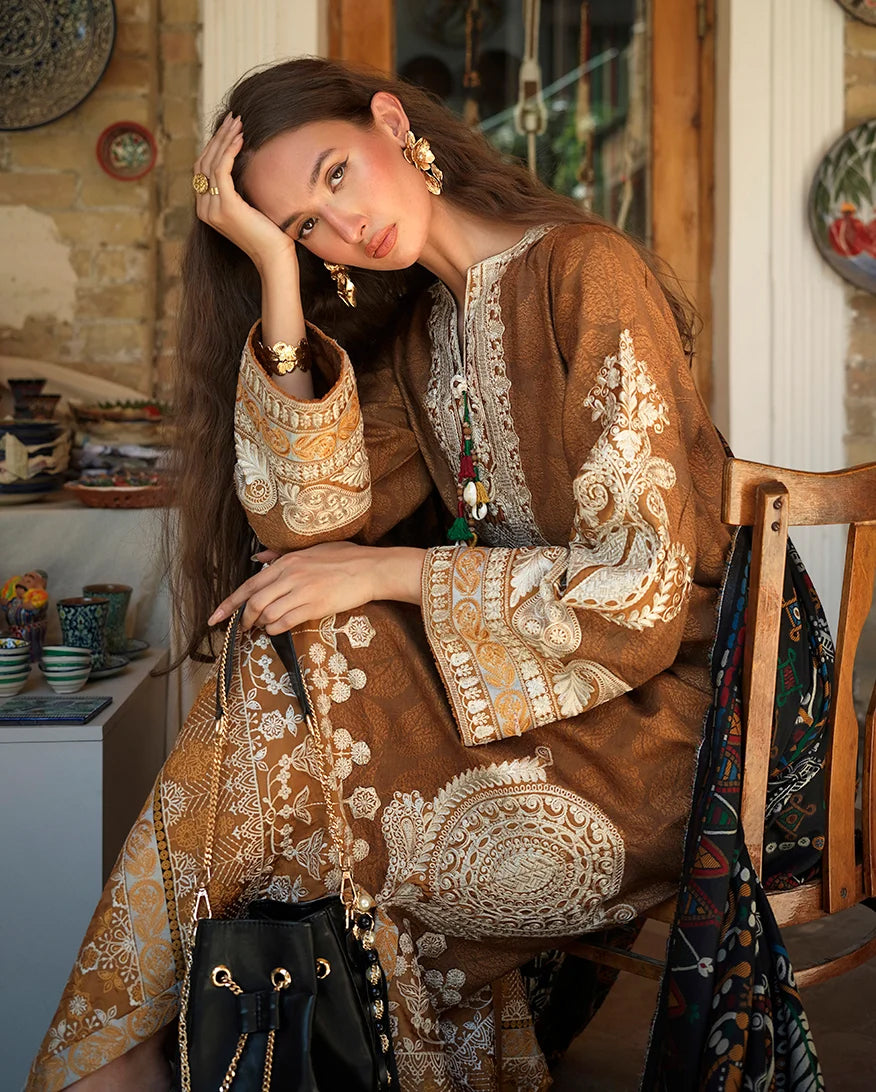 Broadway by Mushq | Unstitched Embroidered Viscose Collection'26 (SAMARKAND JEWEL)