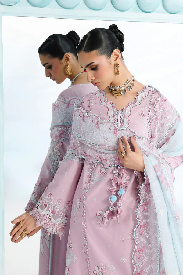 Qalamkar Unstitched Embroidered Festive Lawn Collection - 2026 (ISANE)