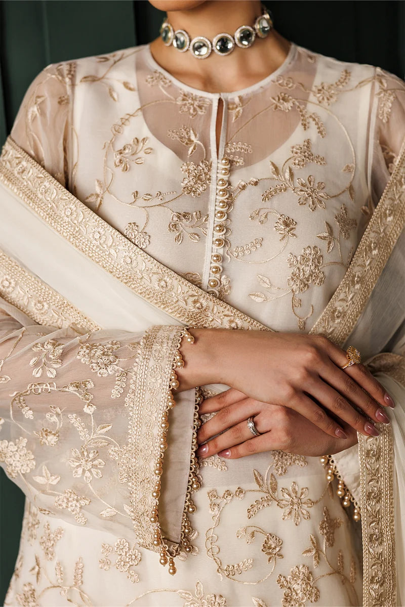 Baroque Unstitched Embroidered Chiffon Collection - 2026 (UF-4437)
