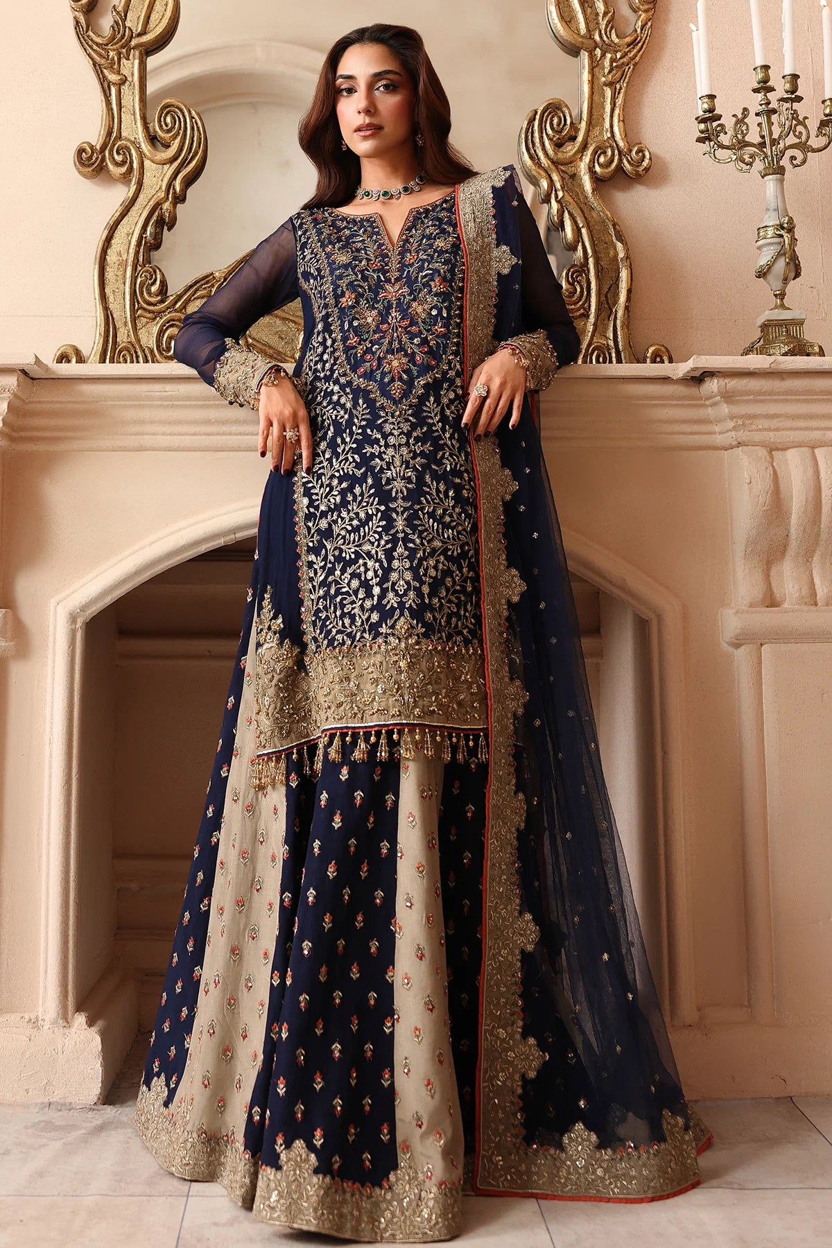 Dastan e Jashan by Charizma | Unstitched Luxury Formal Chiffon Vol-01 Collection - 2026 (DJW6-02)