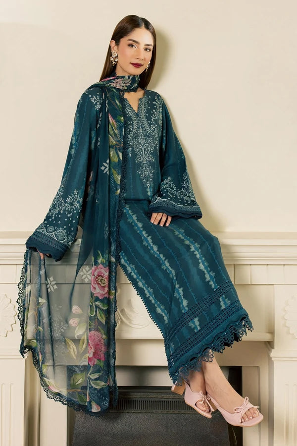 Signature by Nureh | Unstitched Printed Slub Viscose Collection - 2026 (SP-210)
