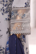 Sadabahar Stitched Festive Embroidered Viscose Collection - 2025 (ICE BLUE)