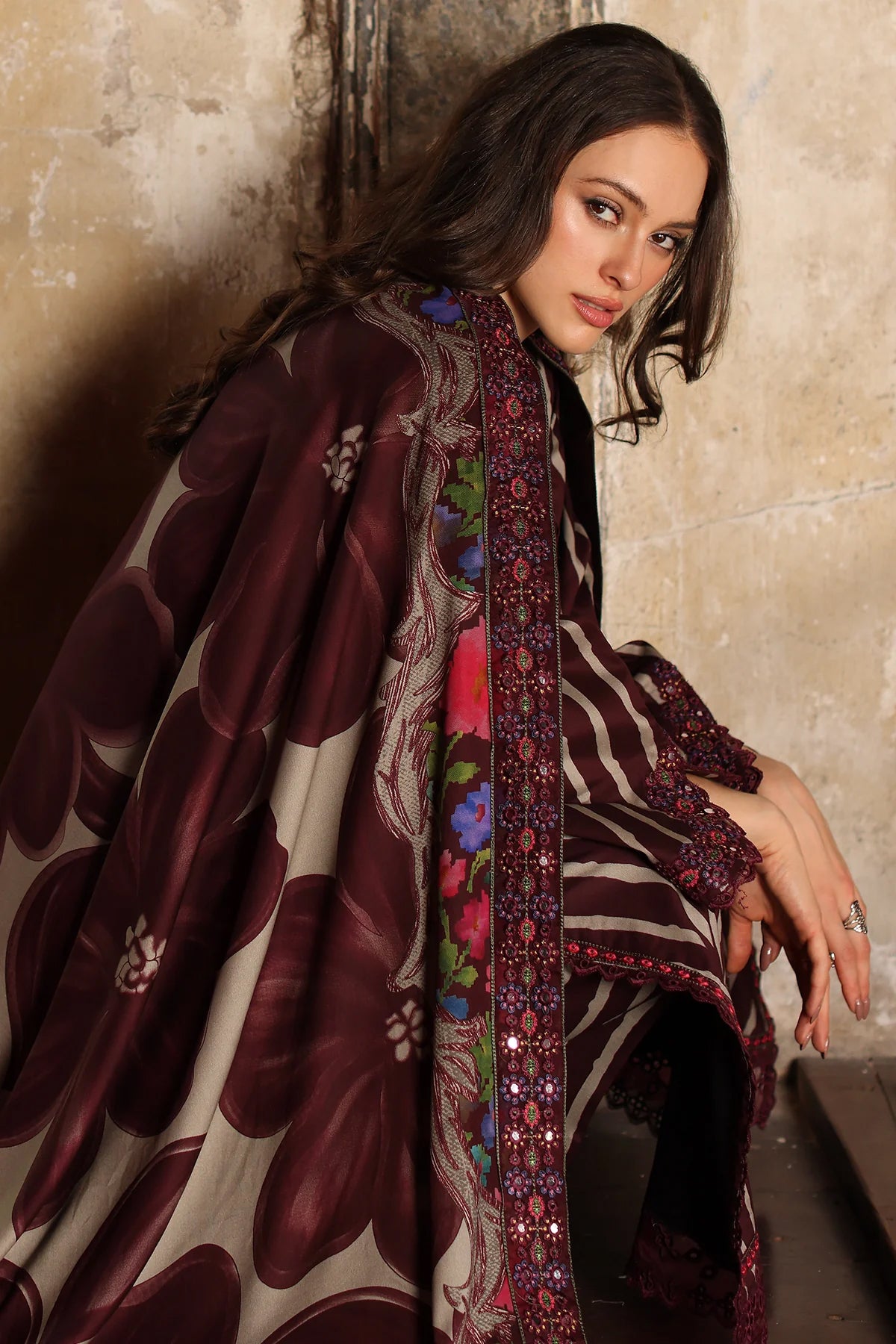 Combination by Charizma | Unstitched Embroidered Linen Collection - 2026 (CCW7-02)