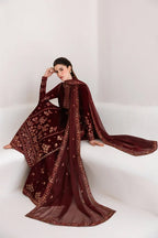 The Velvet Affair by Emaan Adeel | Unstitched Formal Embroidered Collection'26 (CORINNE)