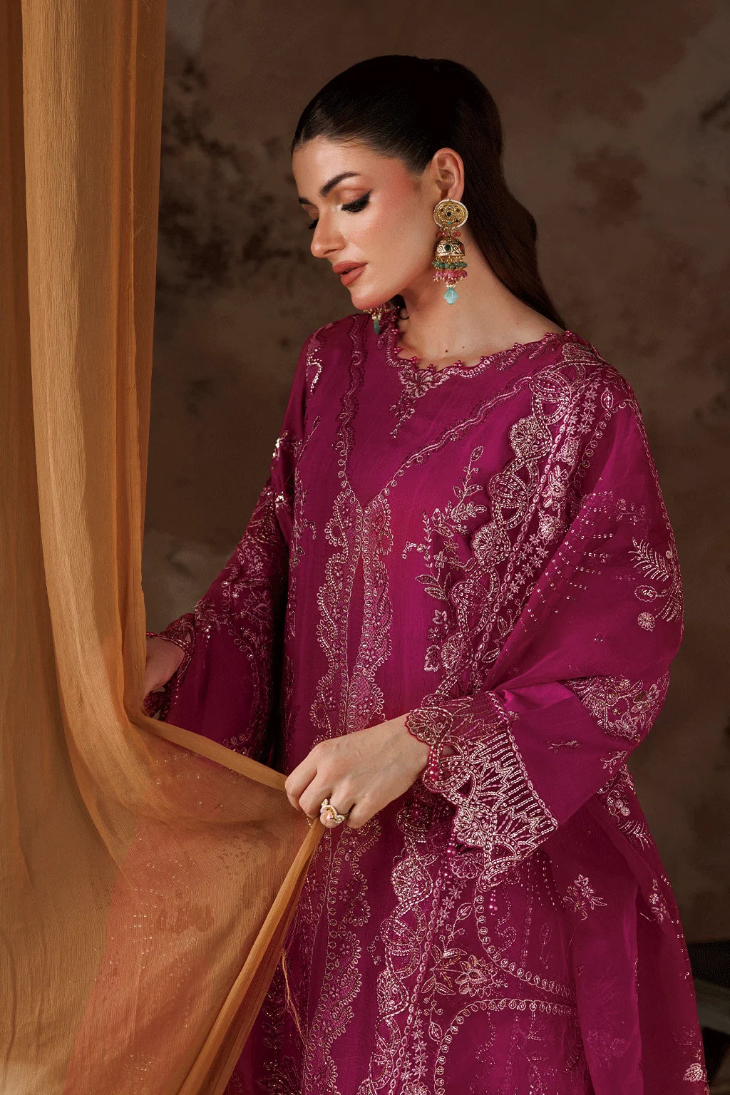 Shehnai by Ramsha | Unstitched Luxury Formal Raw Silk Collection'26 (SS-202)