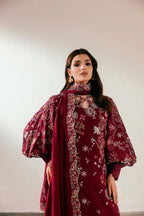 Florent Unstitched Embroidered Luxe Silk Formal Collecttion - 2026 (ELAN)