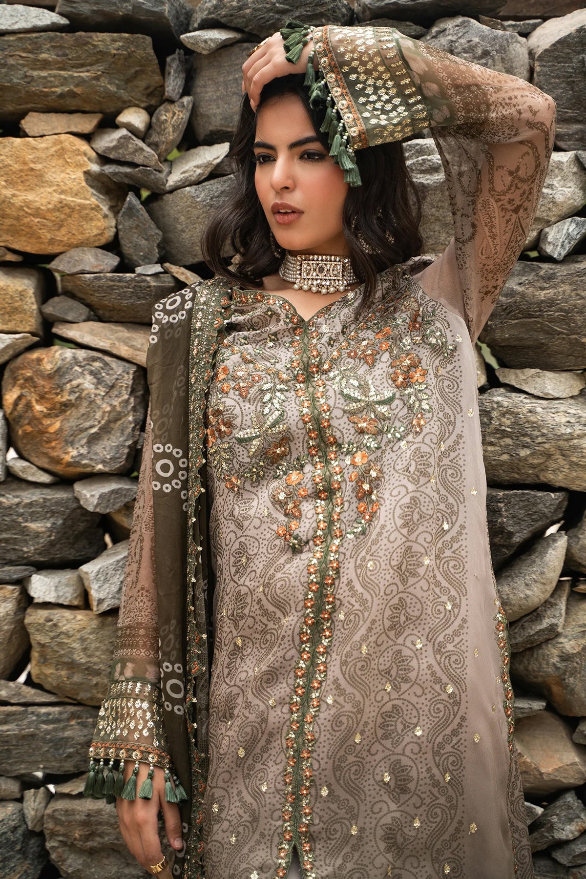 Vasal by Charizma | Unstitched Embroidered Luxury Formal Chiffon Collection'26 (VSLW6-13)
