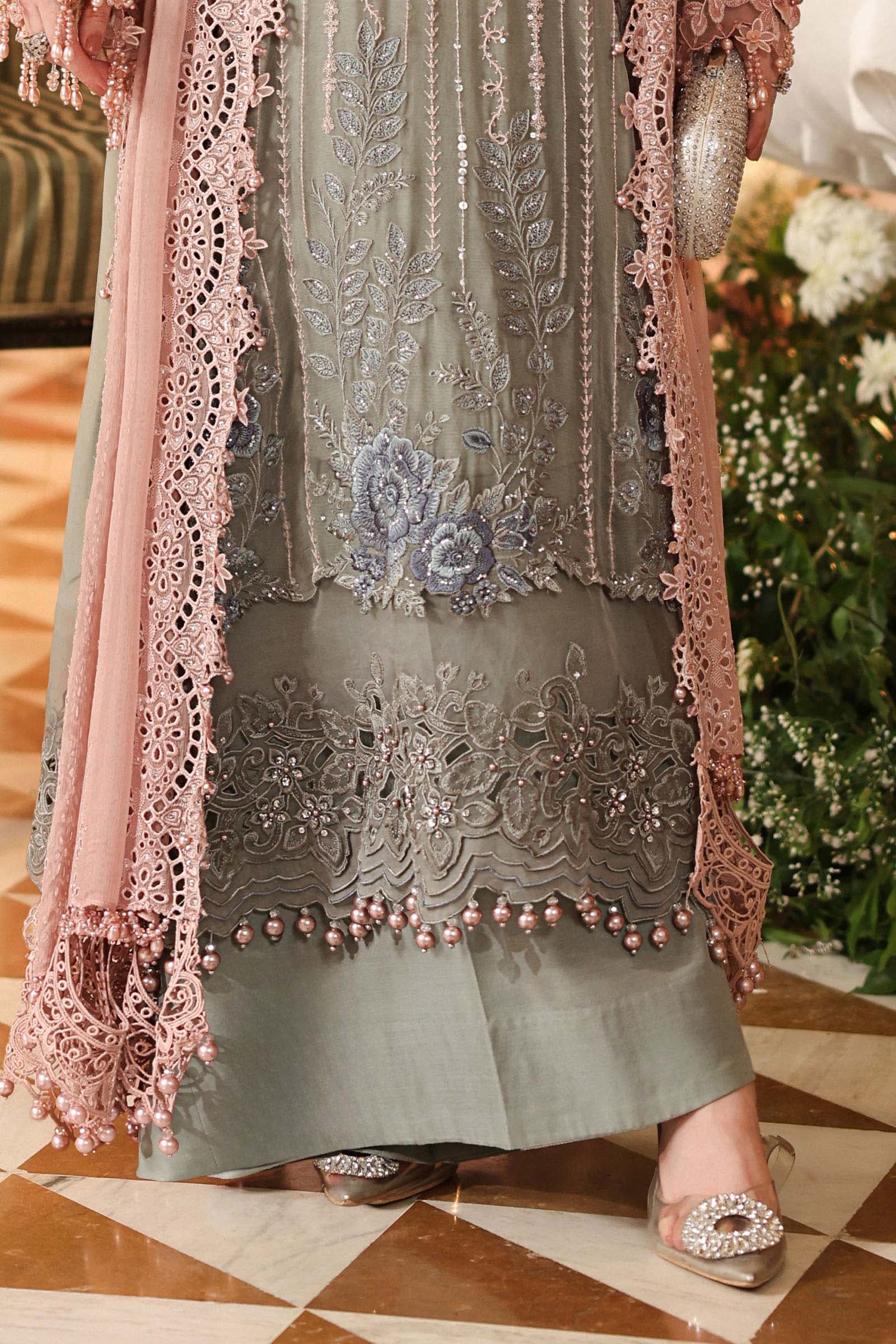 Royale Tea Affair by Maria.B | Unstitched Chiffon Formal Collection - 2026 (D-02)