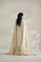 Vera Unstitched Embroidered Festive Formal Collection'26 (Chand Ivory Shirt Set)
