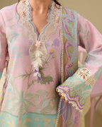 Soleil by Mushq | Unstitched Printed & Embroidered Lawn Collection - 2026 (HONEY PETAL)