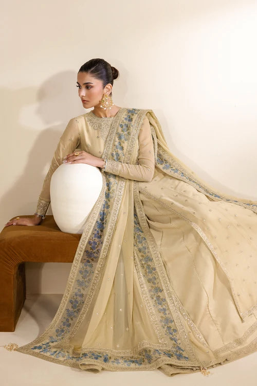 Meraki by Zarif | Unstitched Embroidered Chiffon Formal Collection - 2026 (DARYA)