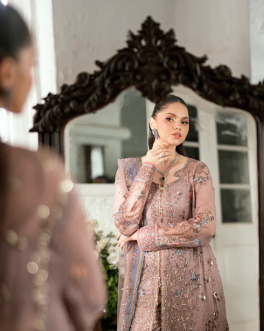 Sham Shandaar by Mushq | Unstitched Chiffon Collection - 2025 (ROOP RANGOLI)