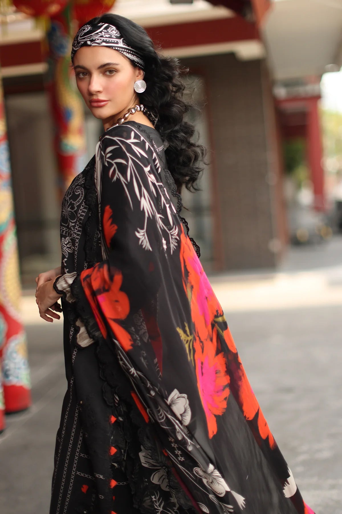 Charizma Signature Unstitched Embroidered Lawn Vol-01 Collection - 2026 (CS6-02)