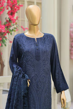 Royel Needleuork by HZ Textile | Unstitched Velevet Embroidered Collection'26 (D-02)