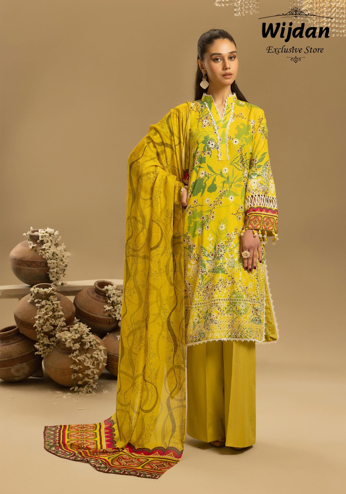 Nur Printkari Embroidered Lawn Collection'25 PN-30