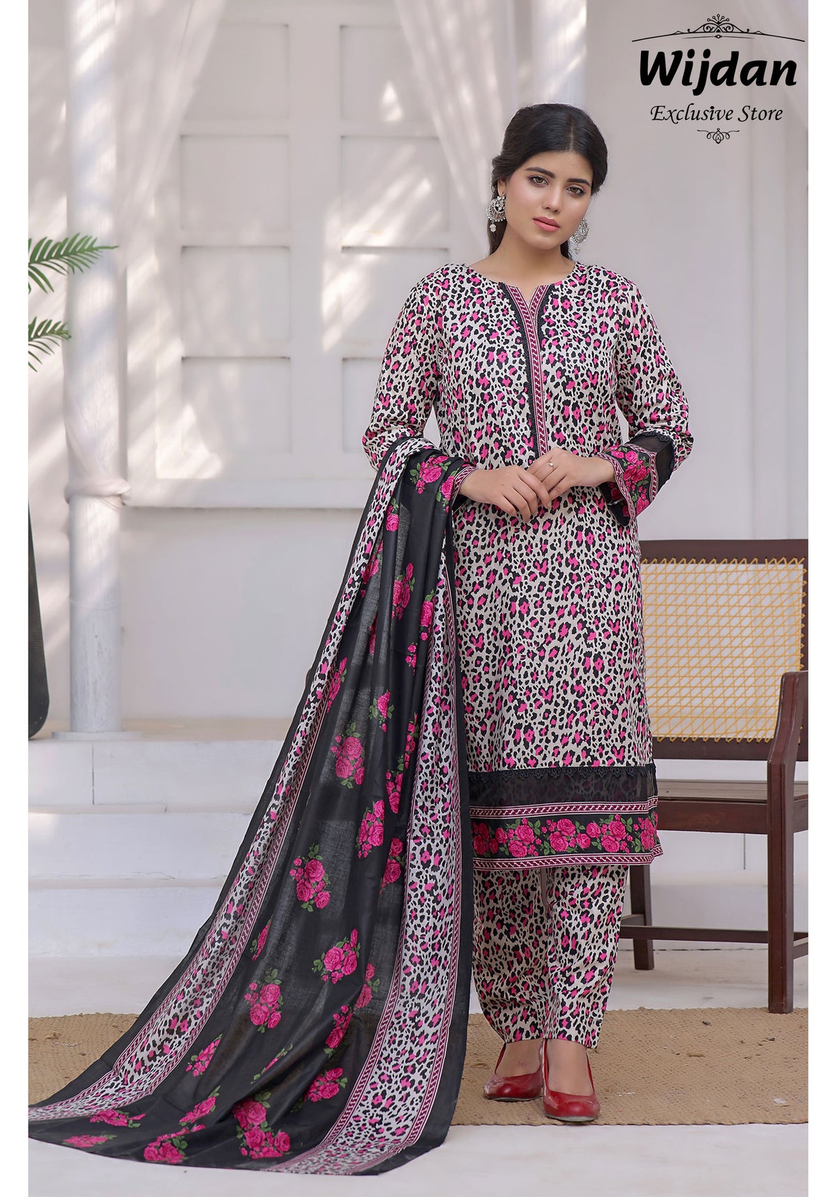 Designer Lawn 3PC Printed Collection D-32