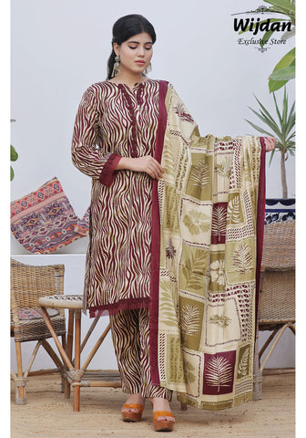 Designer Lawn 3PC Printed Collection D-35