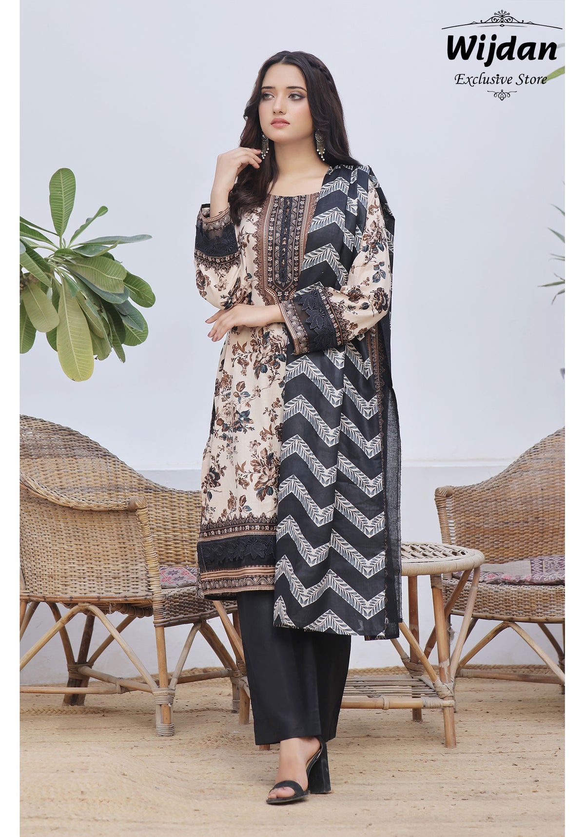 Designer Lawn 3PC Printed Collection D-36