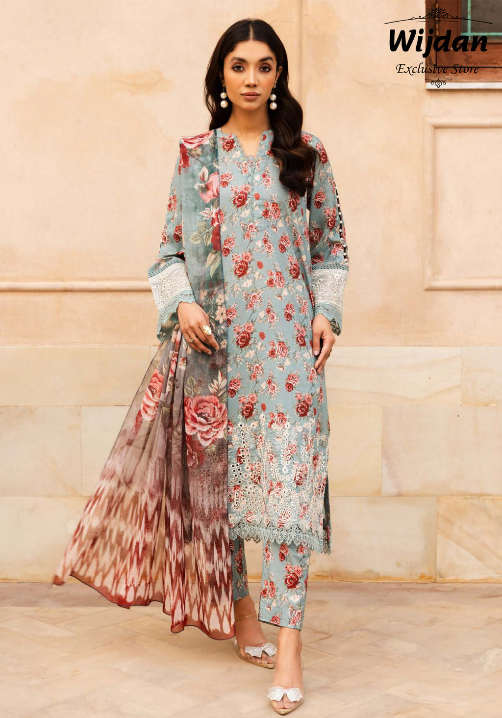 Rozina Embroidered Printed Lawn Collection by Johra JH-136 Wijdan Exclusive Rozina Embroidered Printed Lawn Collection by Johra JH-136 Wijdan Exclusive
