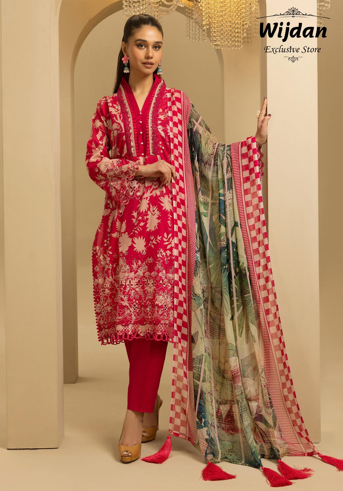 Nur Printkari Embroidered Lawn Collection'25 PN-37