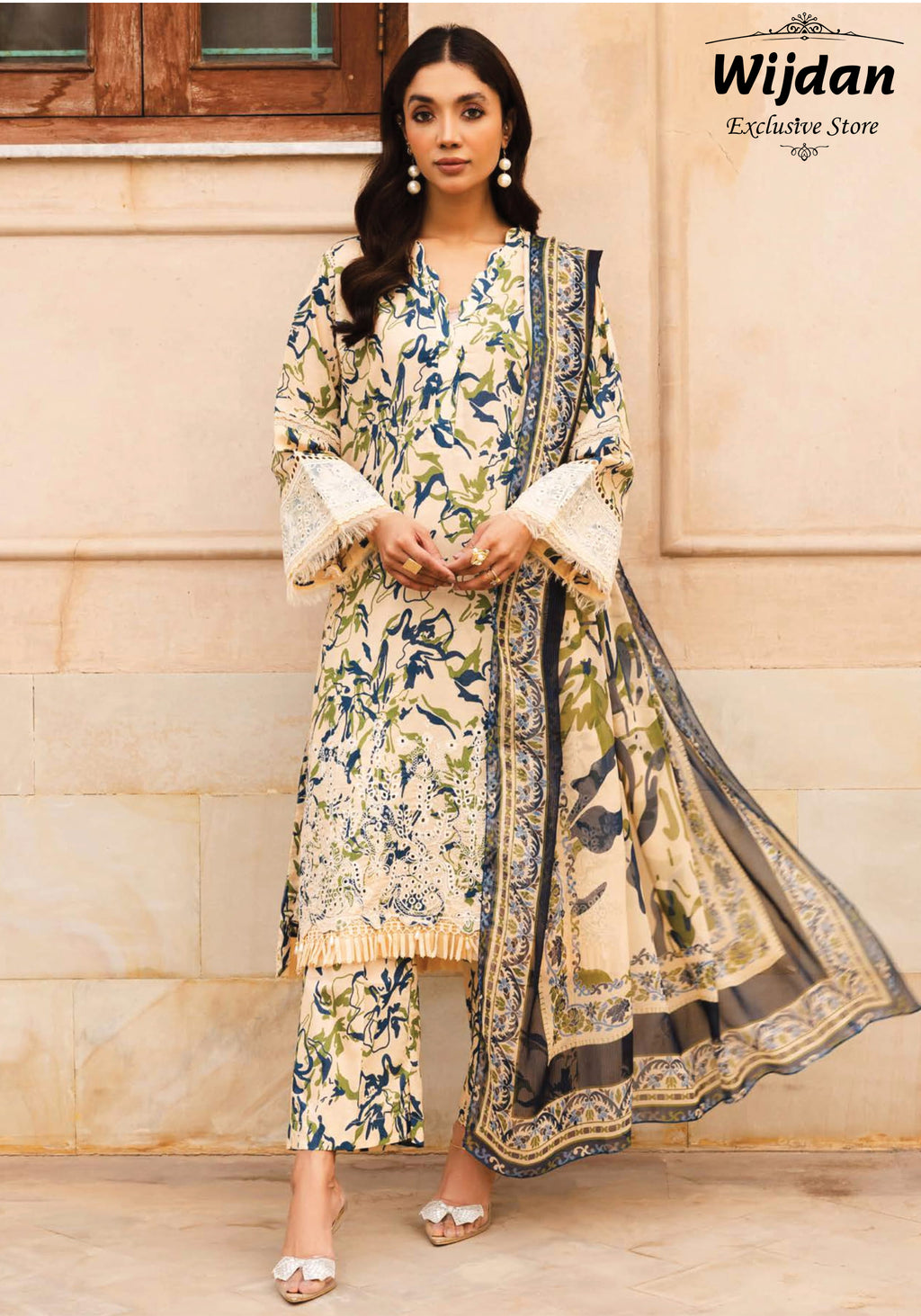 Rozina Embroidered Printed Lawn Collection by Johra JH-137