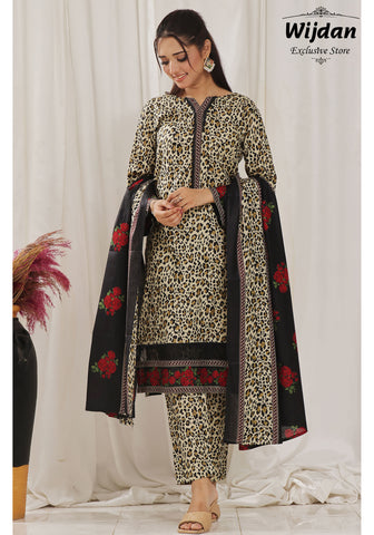 Designer Cotton Lawn 3PC Printed Collection’24 D-37