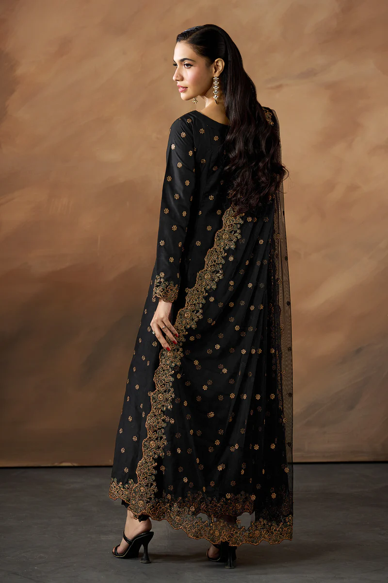 Zarif Stitched Raw Silk Embroidered Eid Collection - 2026 (ZRF-EMC 29)