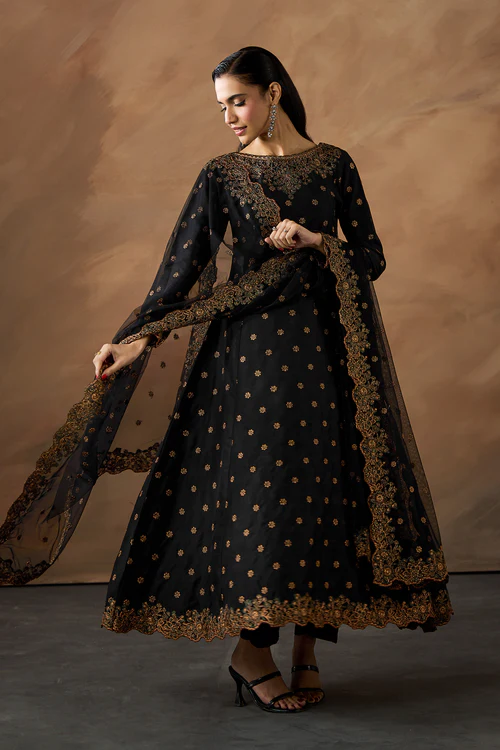 Zarif Stitched Raw Silk Embroidered Eid Collection - 2026 (ZRF-EMC 29)